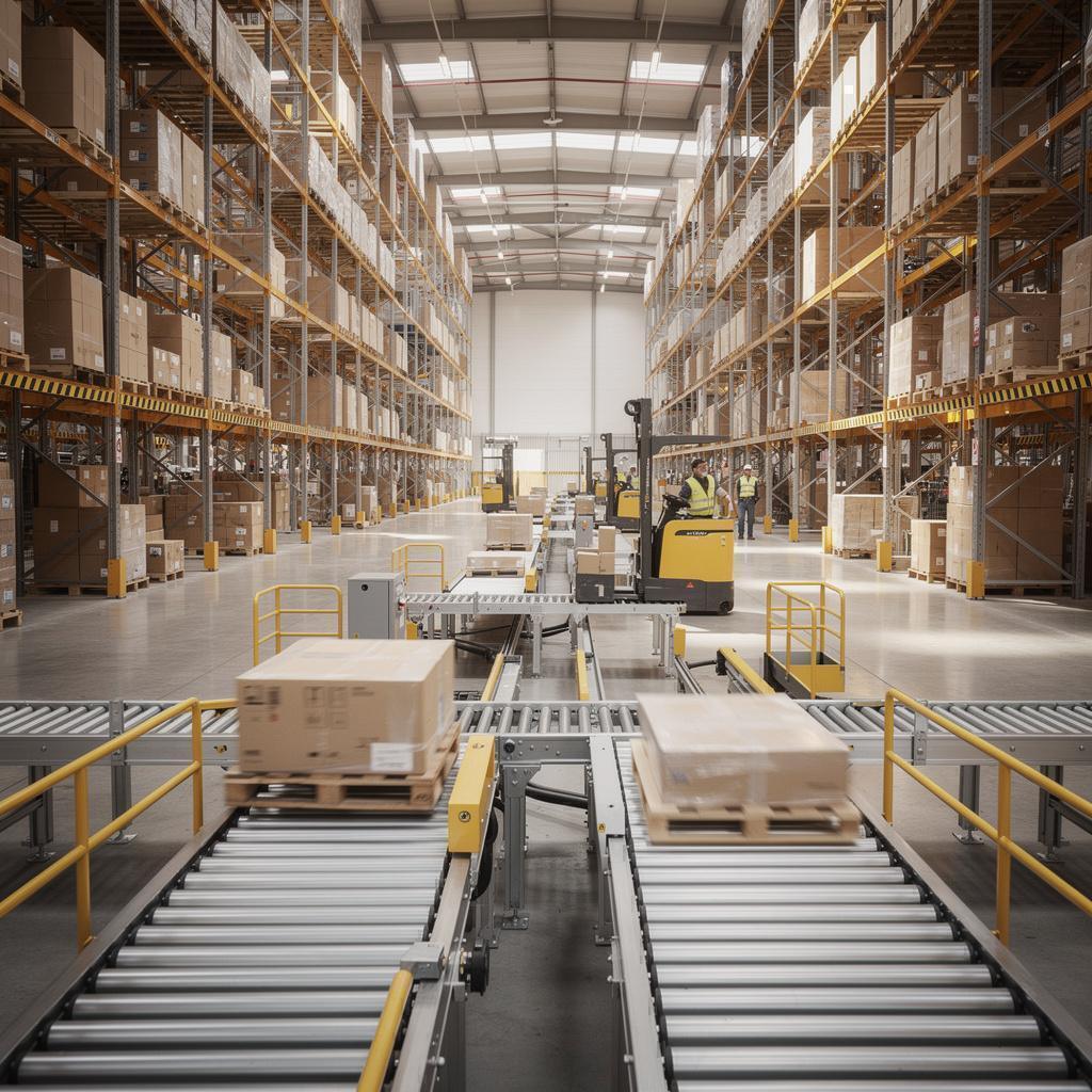 Fördertechnik, Hochregallager und Regalbediengeräte für effiziente Logistik