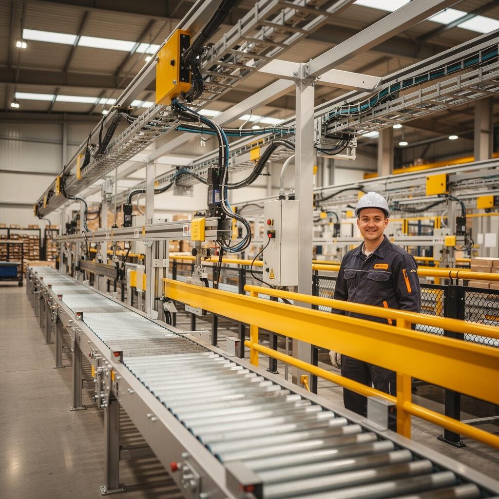 Fördertechnik und Stromschienen