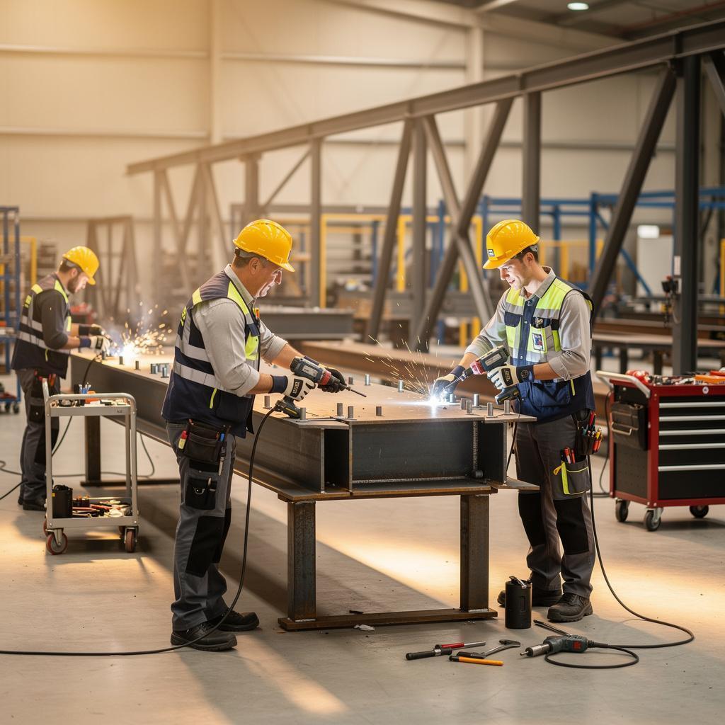 Zufriedenheit mit Industriellen Dienstleistungen und Montagearbeiten