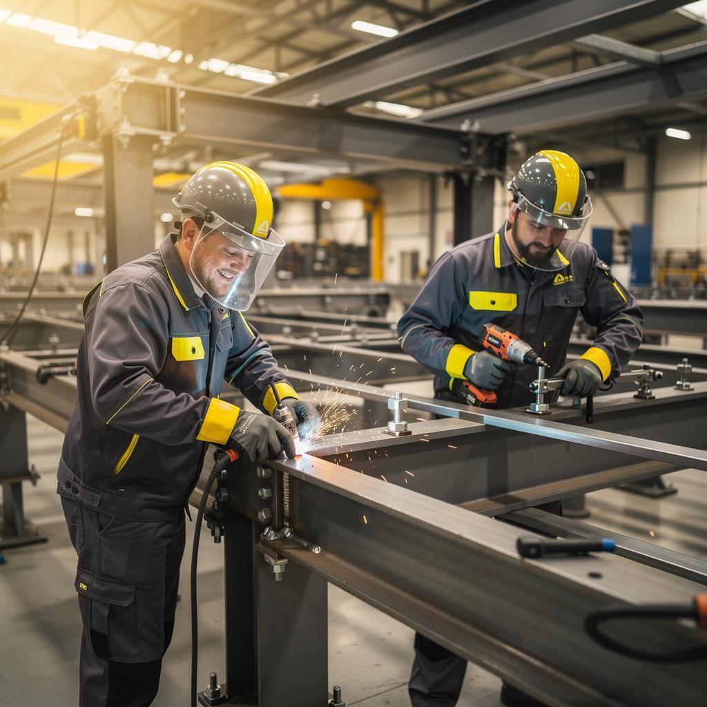 Zufriedenheit mit Industriellen Dienstleistungen und Montagearbeiten